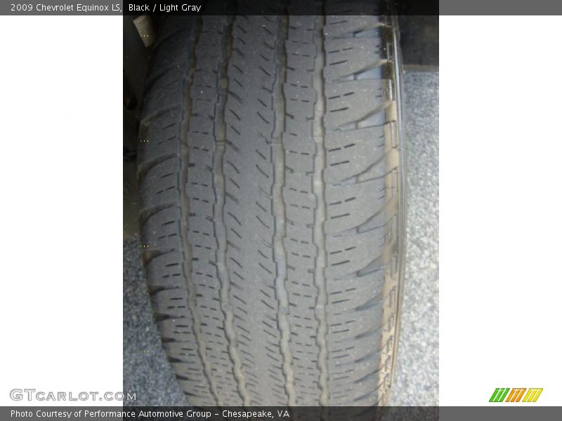 Black / Light Gray 2009 Chevrolet Equinox LS
