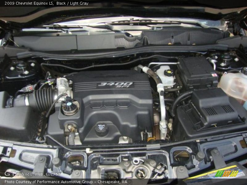 Black / Light Gray 2009 Chevrolet Equinox LS