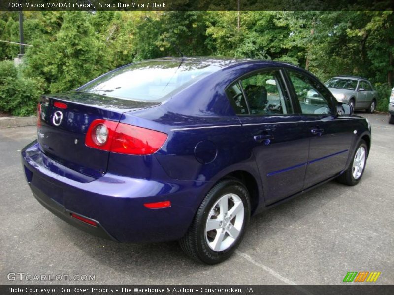 Strato Blue Mica / Black 2005 Mazda MAZDA3 i Sedan