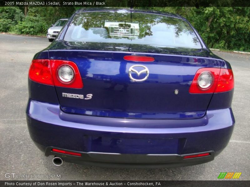 Strato Blue Mica / Black 2005 Mazda MAZDA3 i Sedan