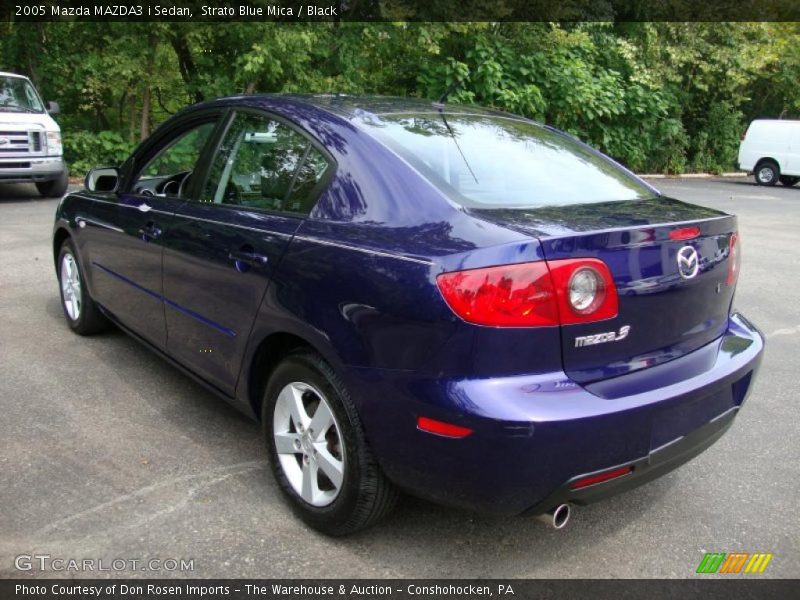 Strato Blue Mica / Black 2005 Mazda MAZDA3 i Sedan