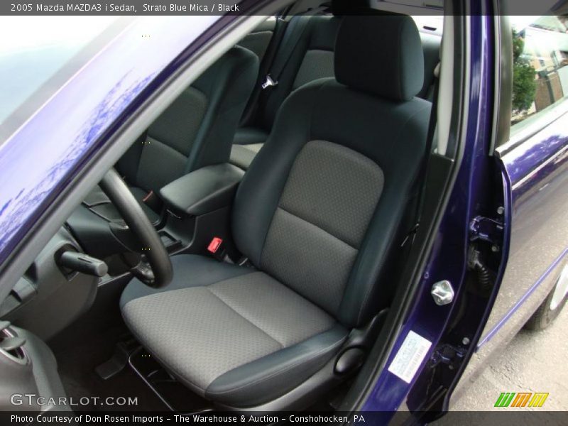Strato Blue Mica / Black 2005 Mazda MAZDA3 i Sedan