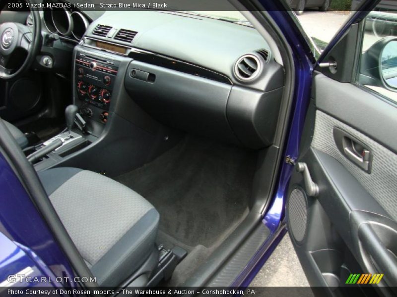 Strato Blue Mica / Black 2005 Mazda MAZDA3 i Sedan