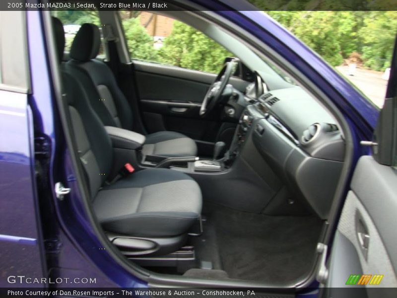 Strato Blue Mica / Black 2005 Mazda MAZDA3 i Sedan
