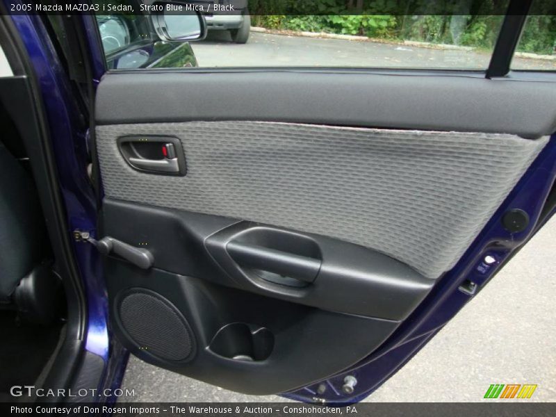 Strato Blue Mica / Black 2005 Mazda MAZDA3 i Sedan