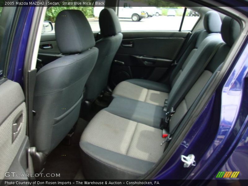 Strato Blue Mica / Black 2005 Mazda MAZDA3 i Sedan