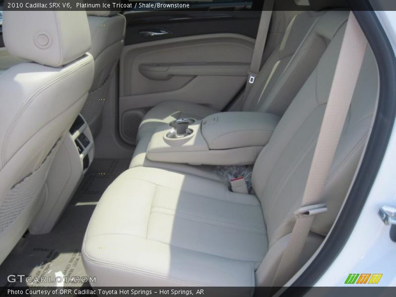 Platinum Ice Tricoat / Shale/Brownstone 2010 Cadillac SRX V6
