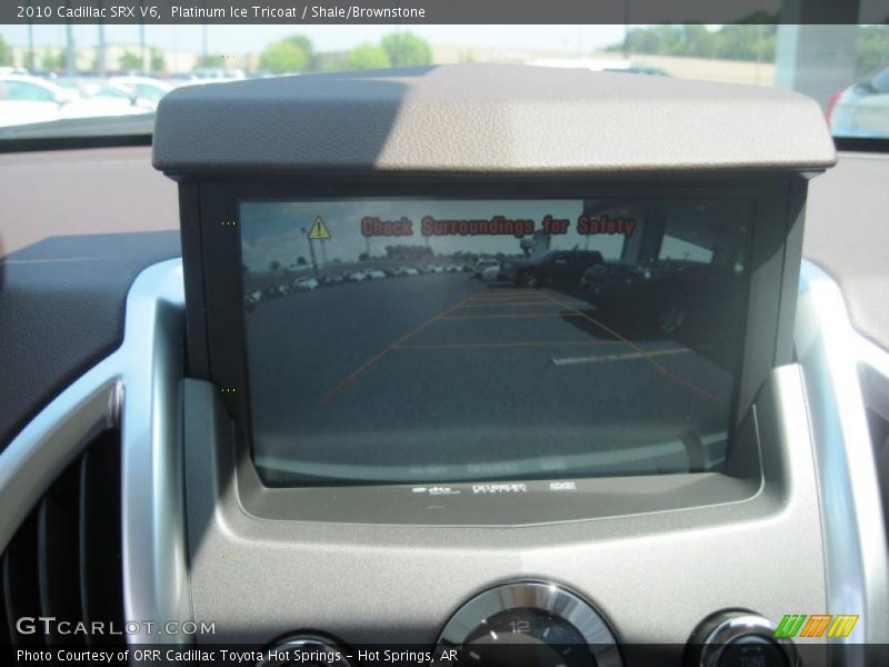 Platinum Ice Tricoat / Shale/Brownstone 2010 Cadillac SRX V6