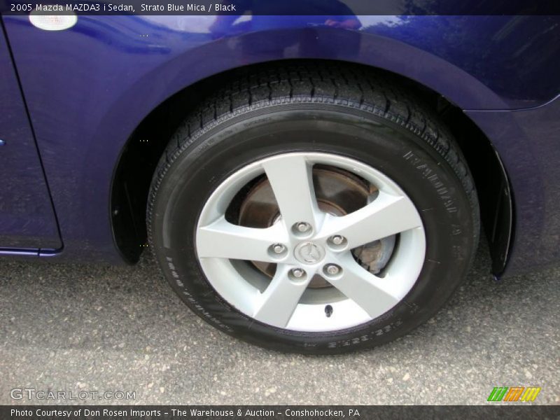 Strato Blue Mica / Black 2005 Mazda MAZDA3 i Sedan