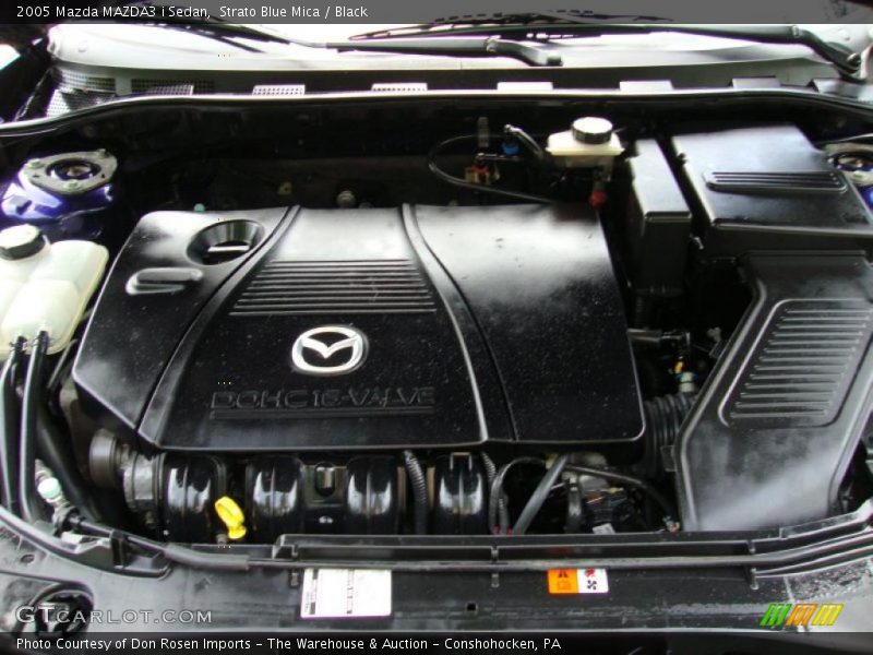 Strato Blue Mica / Black 2005 Mazda MAZDA3 i Sedan