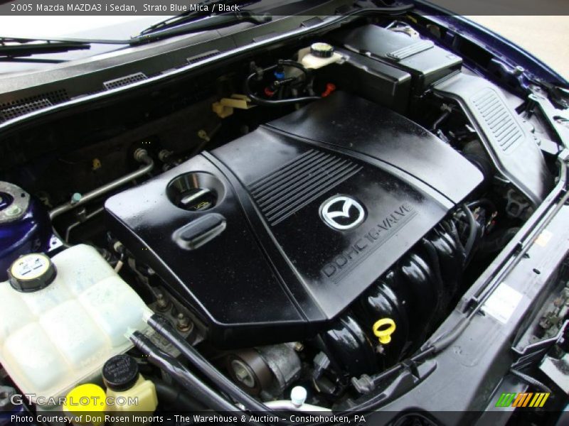Strato Blue Mica / Black 2005 Mazda MAZDA3 i Sedan