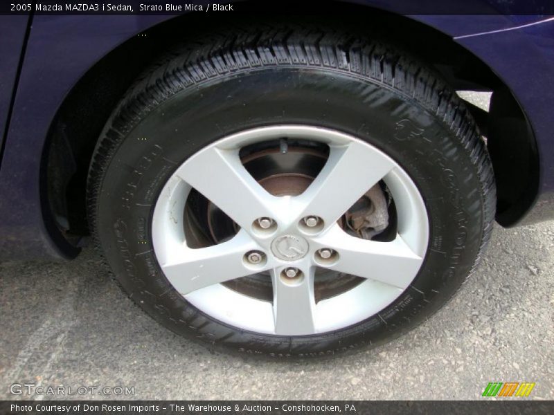 Strato Blue Mica / Black 2005 Mazda MAZDA3 i Sedan