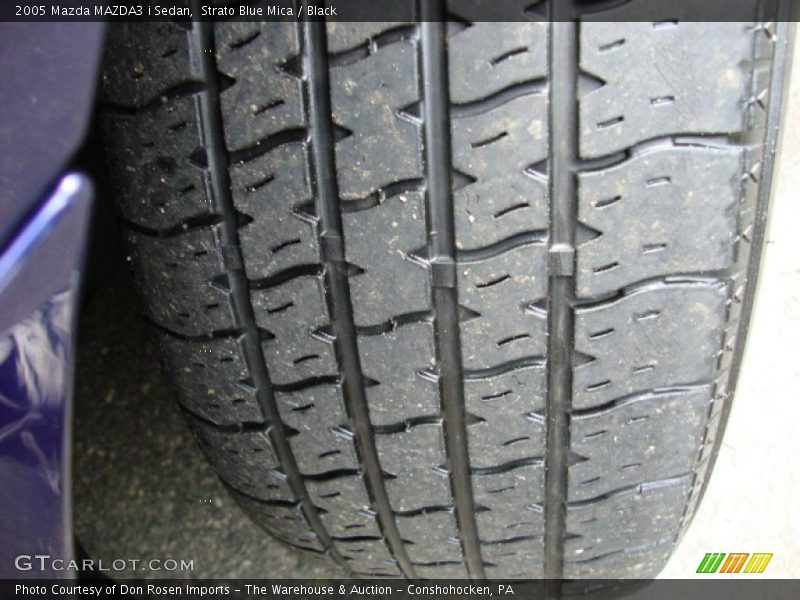 Strato Blue Mica / Black 2005 Mazda MAZDA3 i Sedan