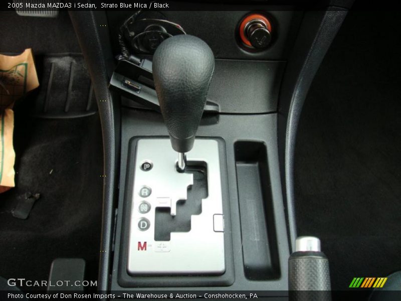 Strato Blue Mica / Black 2005 Mazda MAZDA3 i Sedan