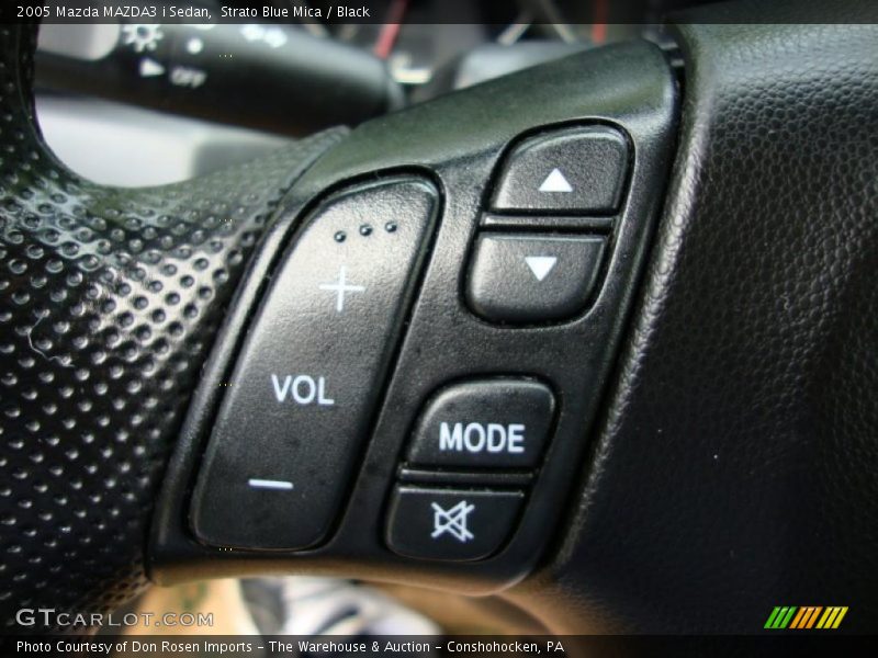 Strato Blue Mica / Black 2005 Mazda MAZDA3 i Sedan