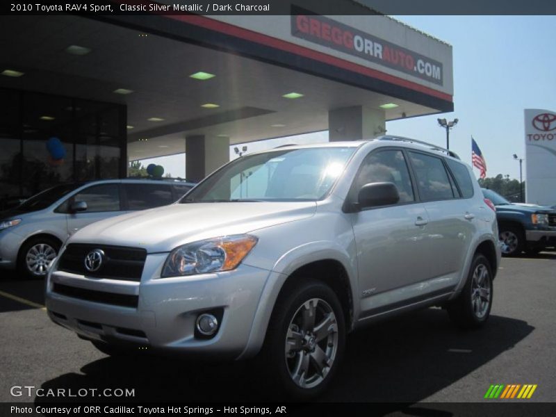 Classic Silver Metallic / Dark Charcoal 2010 Toyota RAV4 Sport