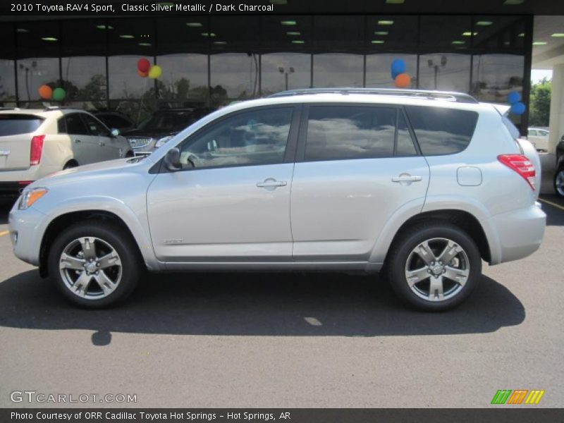 Classic Silver Metallic / Dark Charcoal 2010 Toyota RAV4 Sport