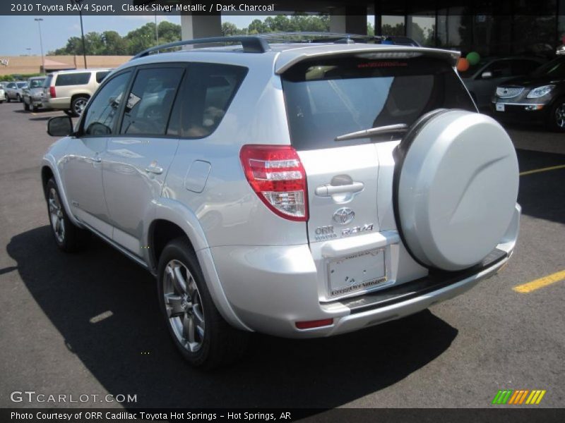 Classic Silver Metallic / Dark Charcoal 2010 Toyota RAV4 Sport