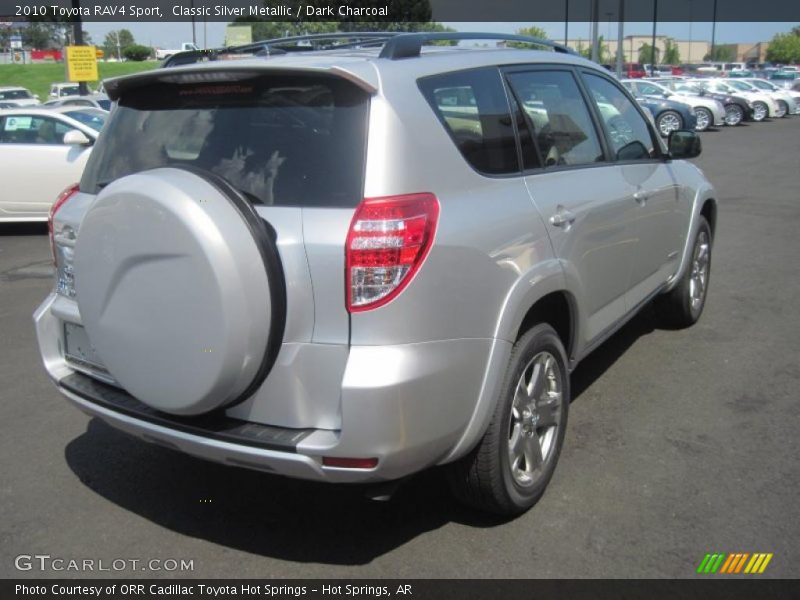 Classic Silver Metallic / Dark Charcoal 2010 Toyota RAV4 Sport