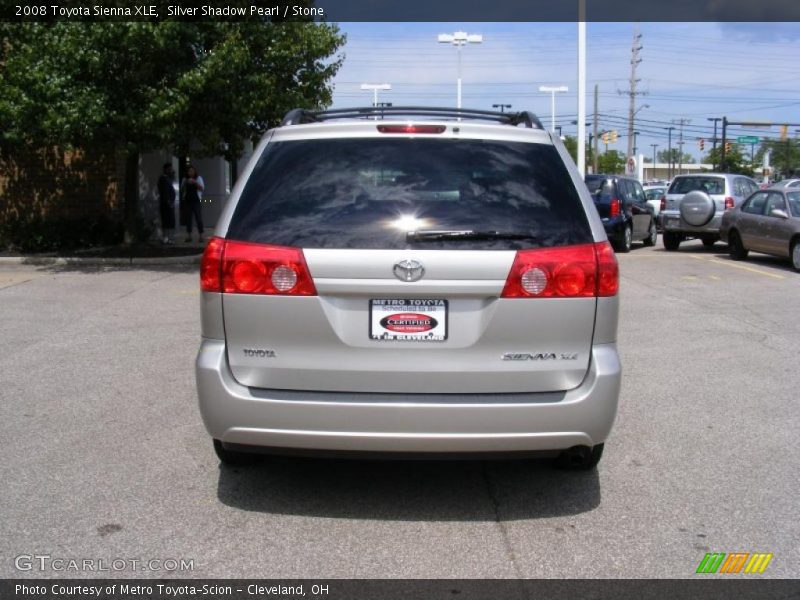 Silver Shadow Pearl / Stone 2008 Toyota Sienna XLE