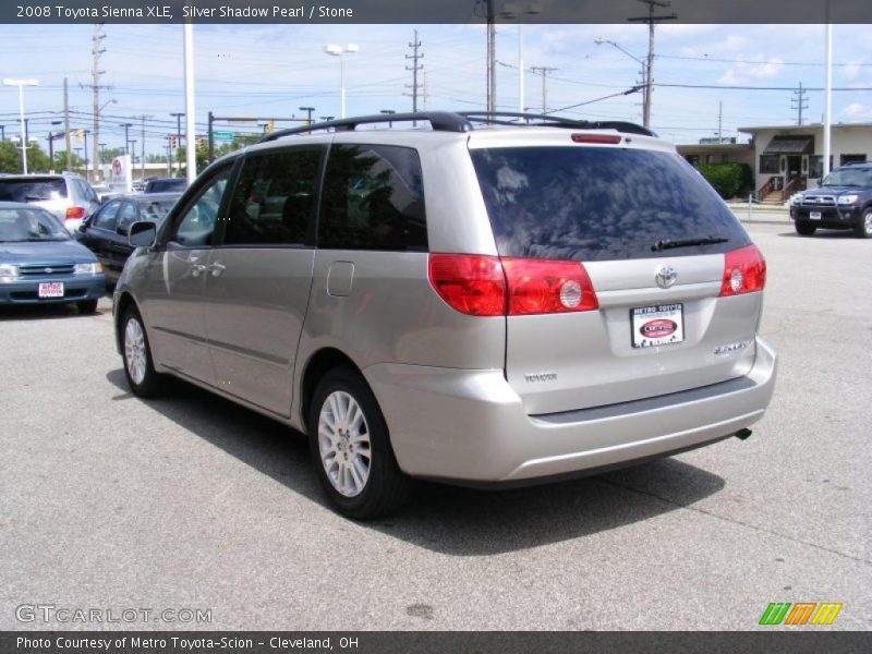 Silver Shadow Pearl / Stone 2008 Toyota Sienna XLE