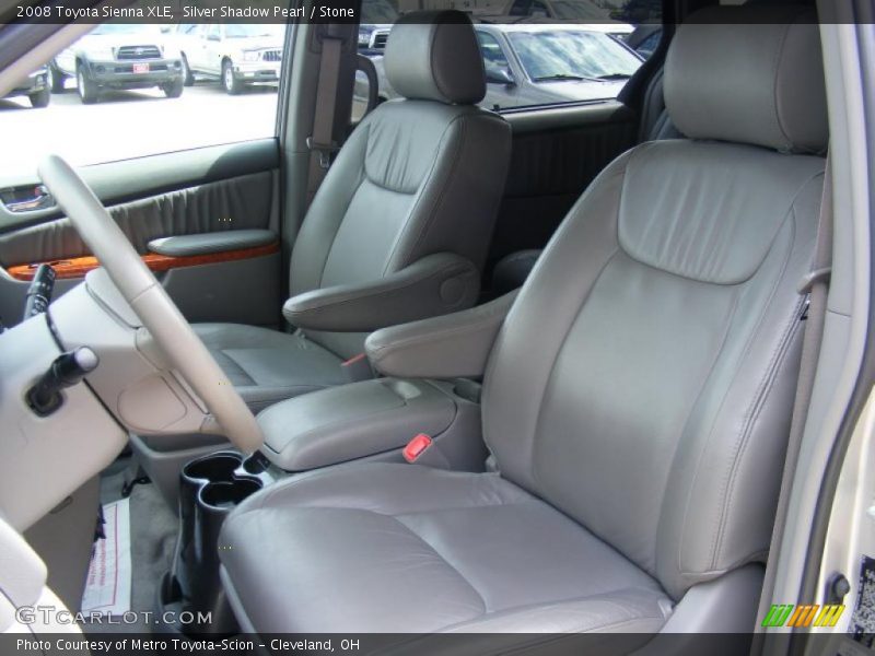 Silver Shadow Pearl / Stone 2008 Toyota Sienna XLE