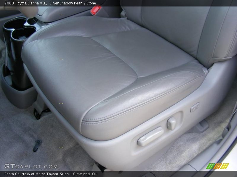 Silver Shadow Pearl / Stone 2008 Toyota Sienna XLE