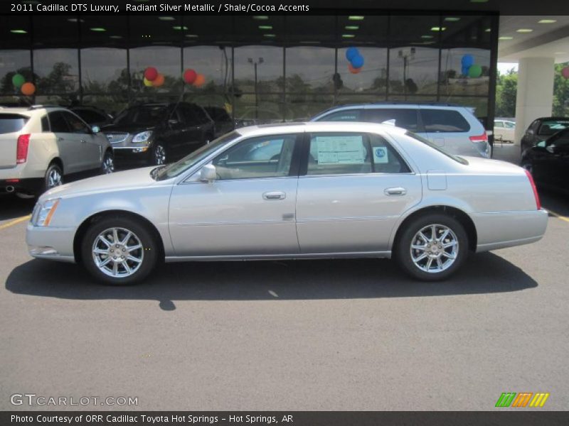 Radiant Silver Metallic / Shale/Cocoa Accents 2011 Cadillac DTS Luxury