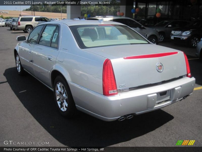 Radiant Silver Metallic / Shale/Cocoa Accents 2011 Cadillac DTS Luxury