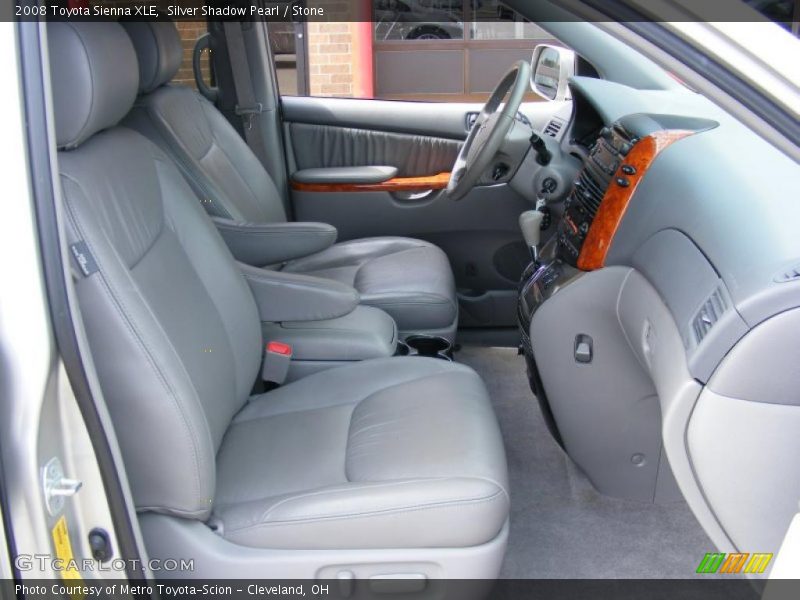 Silver Shadow Pearl / Stone 2008 Toyota Sienna XLE