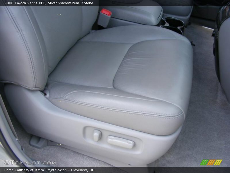 Silver Shadow Pearl / Stone 2008 Toyota Sienna XLE
