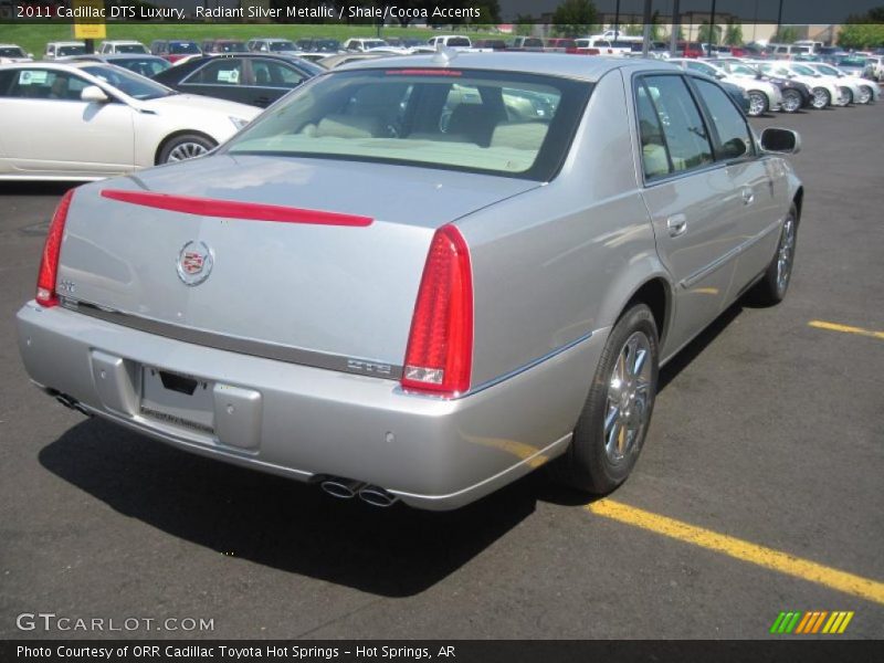 Radiant Silver Metallic / Shale/Cocoa Accents 2011 Cadillac DTS Luxury