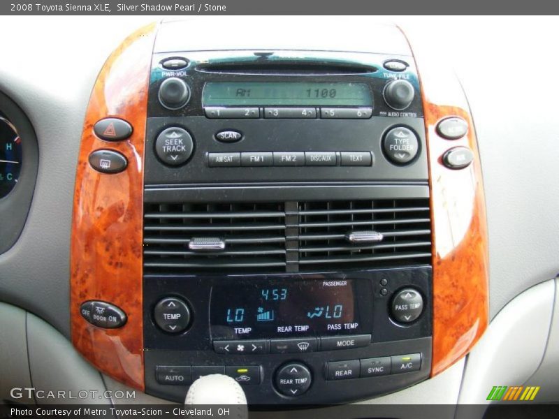 Silver Shadow Pearl / Stone 2008 Toyota Sienna XLE