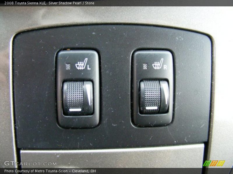 Silver Shadow Pearl / Stone 2008 Toyota Sienna XLE