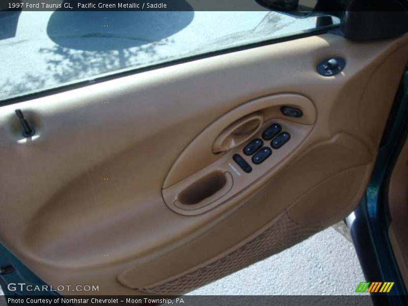 Pacific Green Metallic / Saddle 1997 Ford Taurus GL