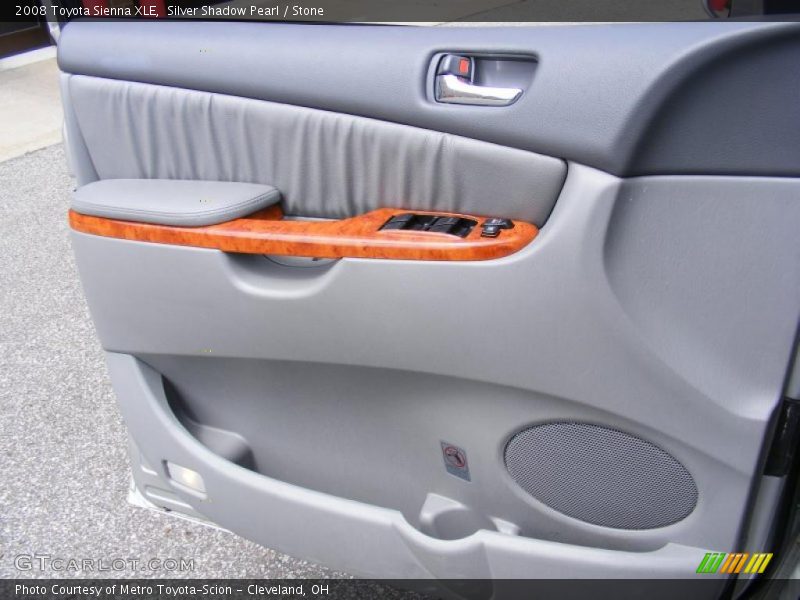 Silver Shadow Pearl / Stone 2008 Toyota Sienna XLE