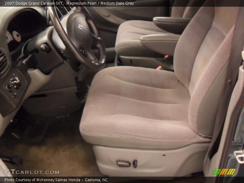 Magnesium Pearl / Medium Slate Gray 2007 Dodge Grand Caravan SXT