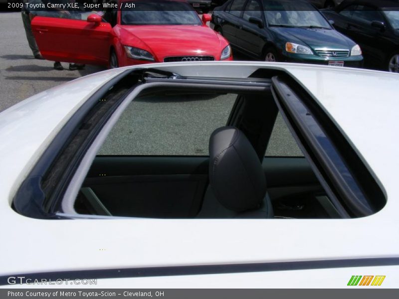 Super White / Ash 2009 Toyota Camry XLE