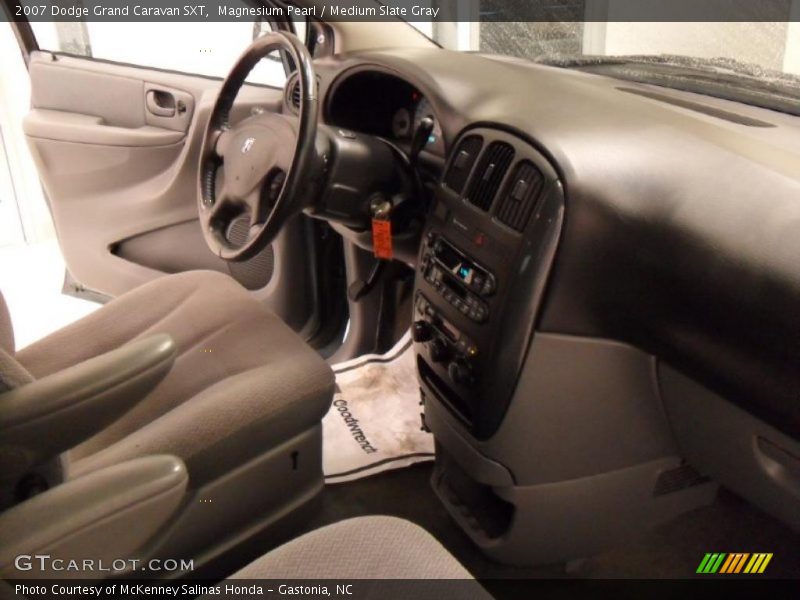 Magnesium Pearl / Medium Slate Gray 2007 Dodge Grand Caravan SXT