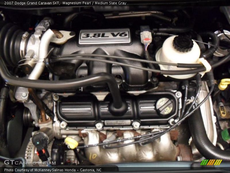 Magnesium Pearl / Medium Slate Gray 2007 Dodge Grand Caravan SXT