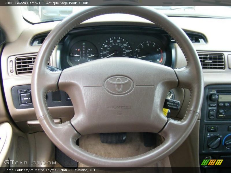 Antique Sage Pearl / Oak 2000 Toyota Camry LE