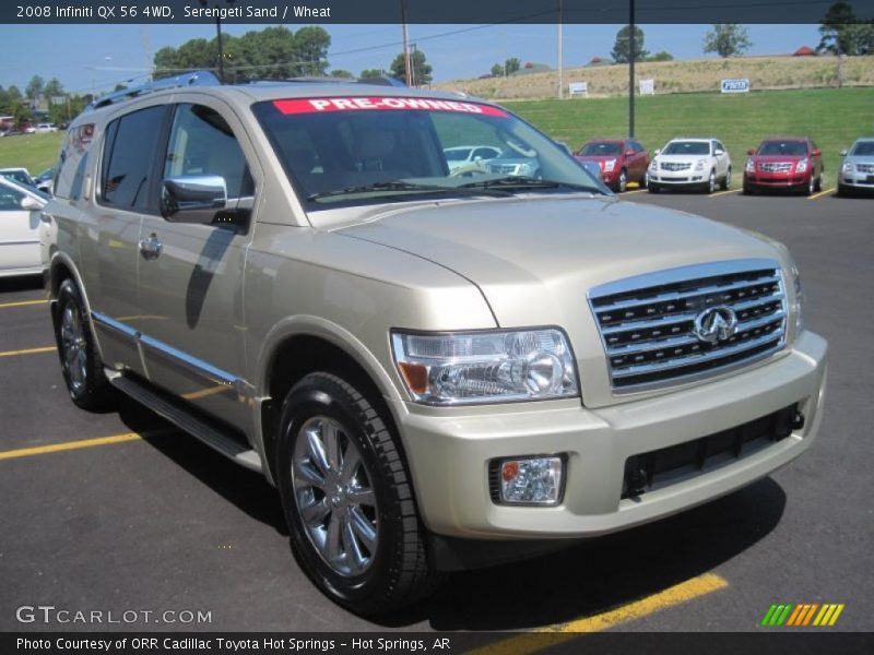 Serengeti Sand / Wheat 2008 Infiniti QX 56 4WD