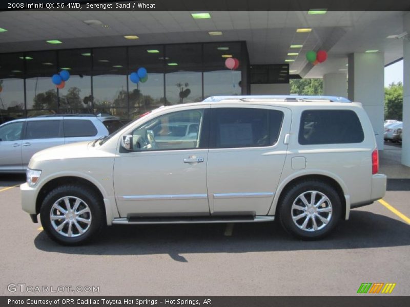 Serengeti Sand / Wheat 2008 Infiniti QX 56 4WD