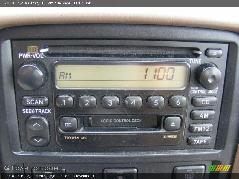 Antique Sage Pearl / Oak 2000 Toyota Camry LE