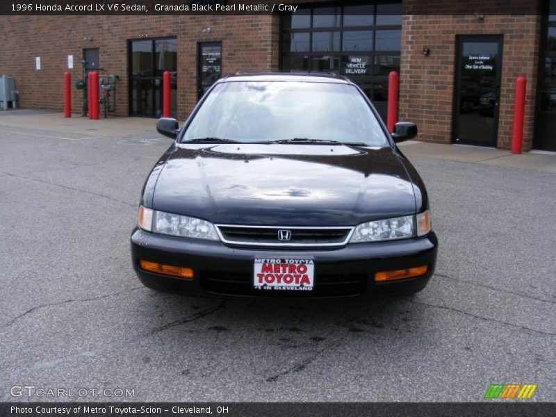 Granada Black Pearl Metallic / Gray 1996 Honda Accord LX V6 Sedan