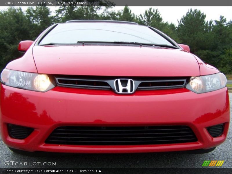 Rallye Red / Black 2007 Honda Civic EX Coupe