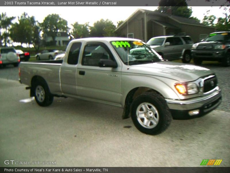 Lunar Mist Silver Metallic / Charcoal 2003 Toyota Tacoma Xtracab