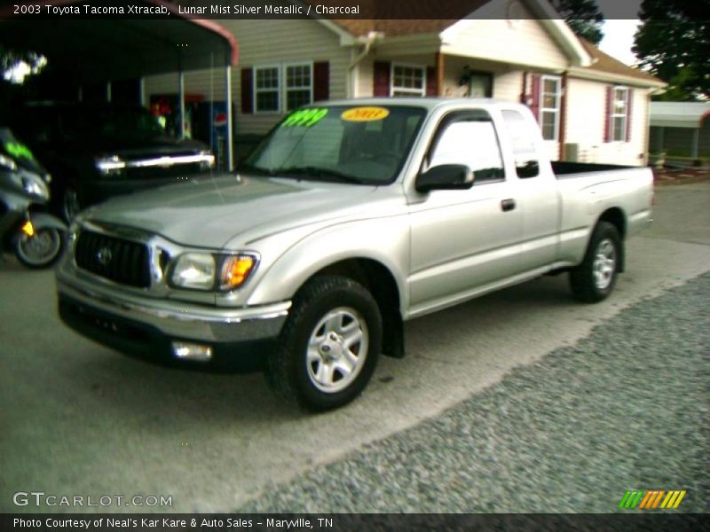 Lunar Mist Silver Metallic / Charcoal 2003 Toyota Tacoma Xtracab