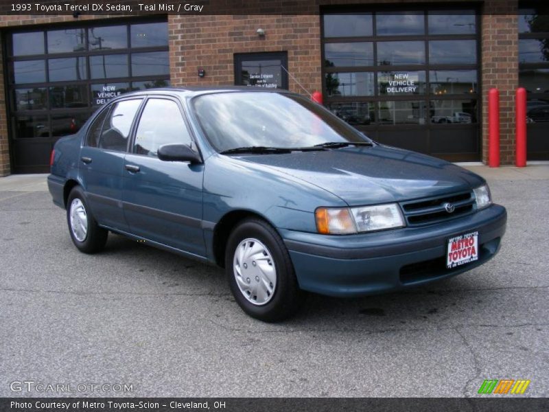 Teal Mist / Gray 1993 Toyota Tercel DX Sedan