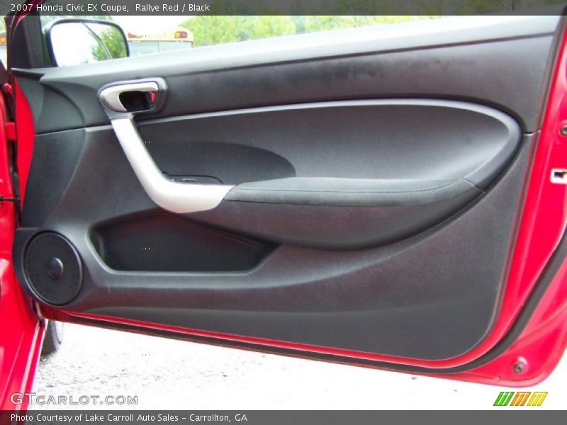Rallye Red / Black 2007 Honda Civic EX Coupe